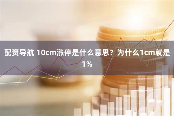 配资导航 10cm涨停是什么意思？为什么1cm就是1%